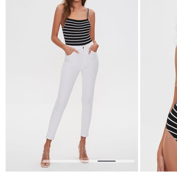 F21 ribbed cami bodysuit - Picture 5 of 8